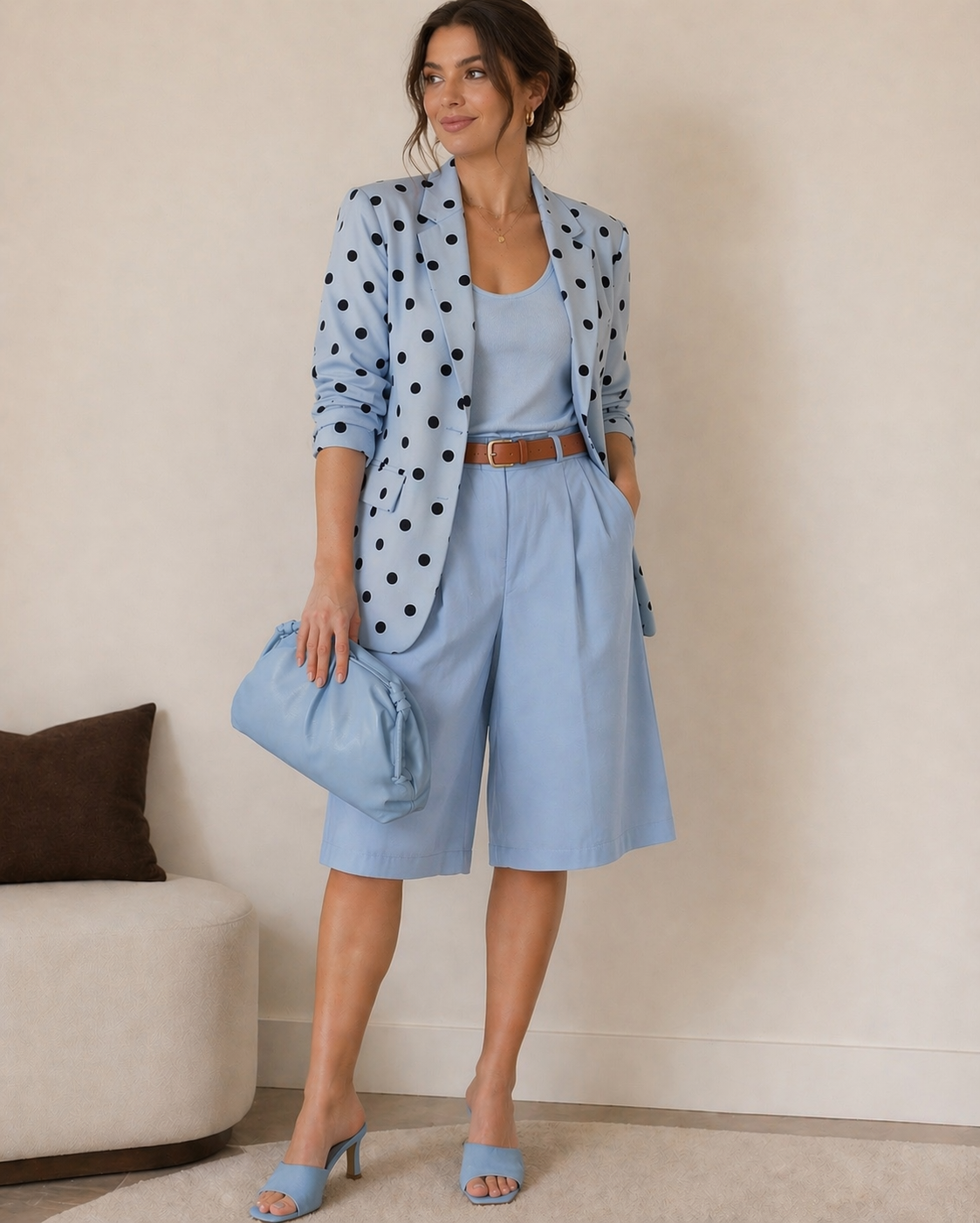 Vivian - Polka Dot Blazer