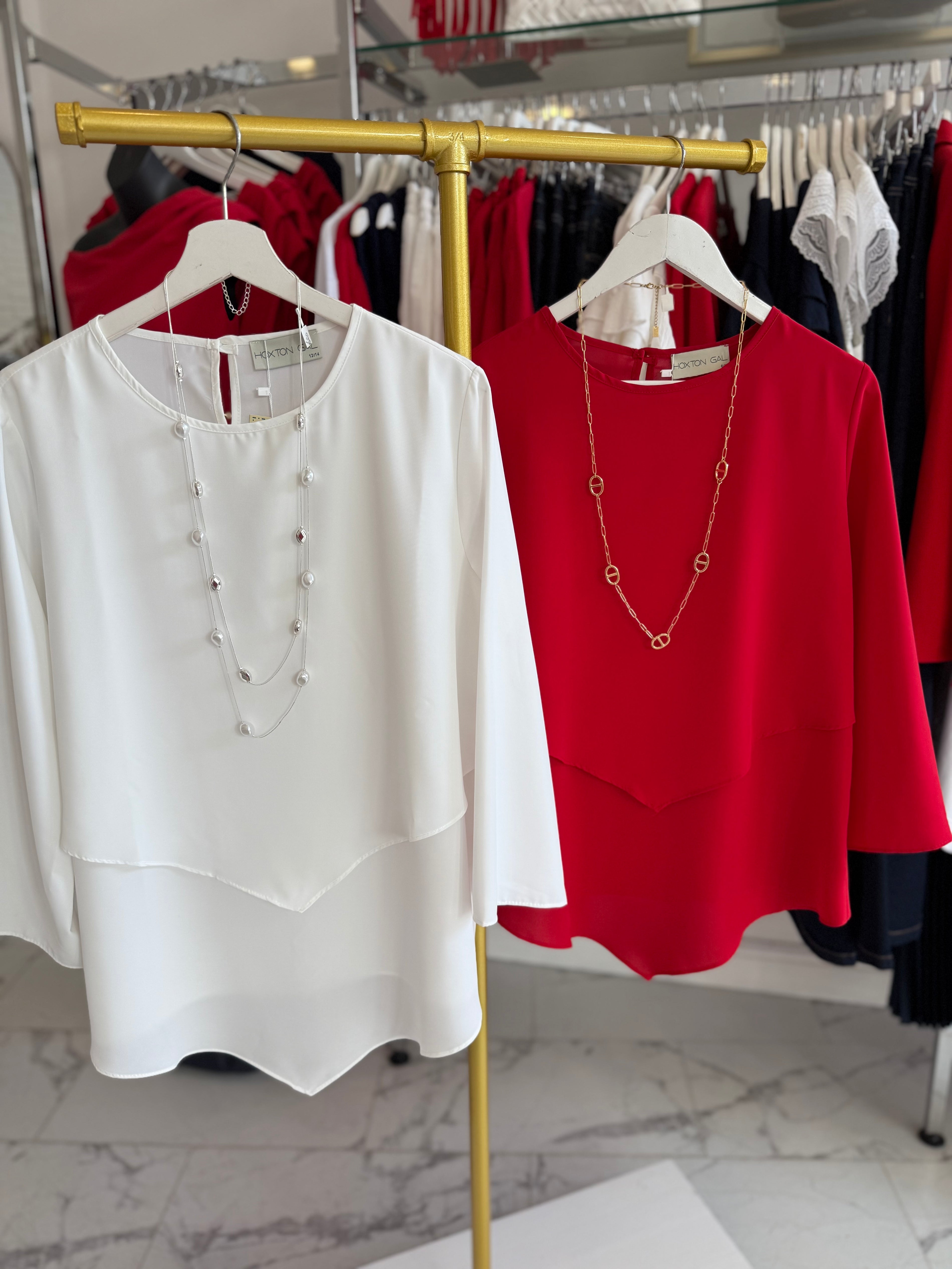 “Alyssa” Double Layered Top