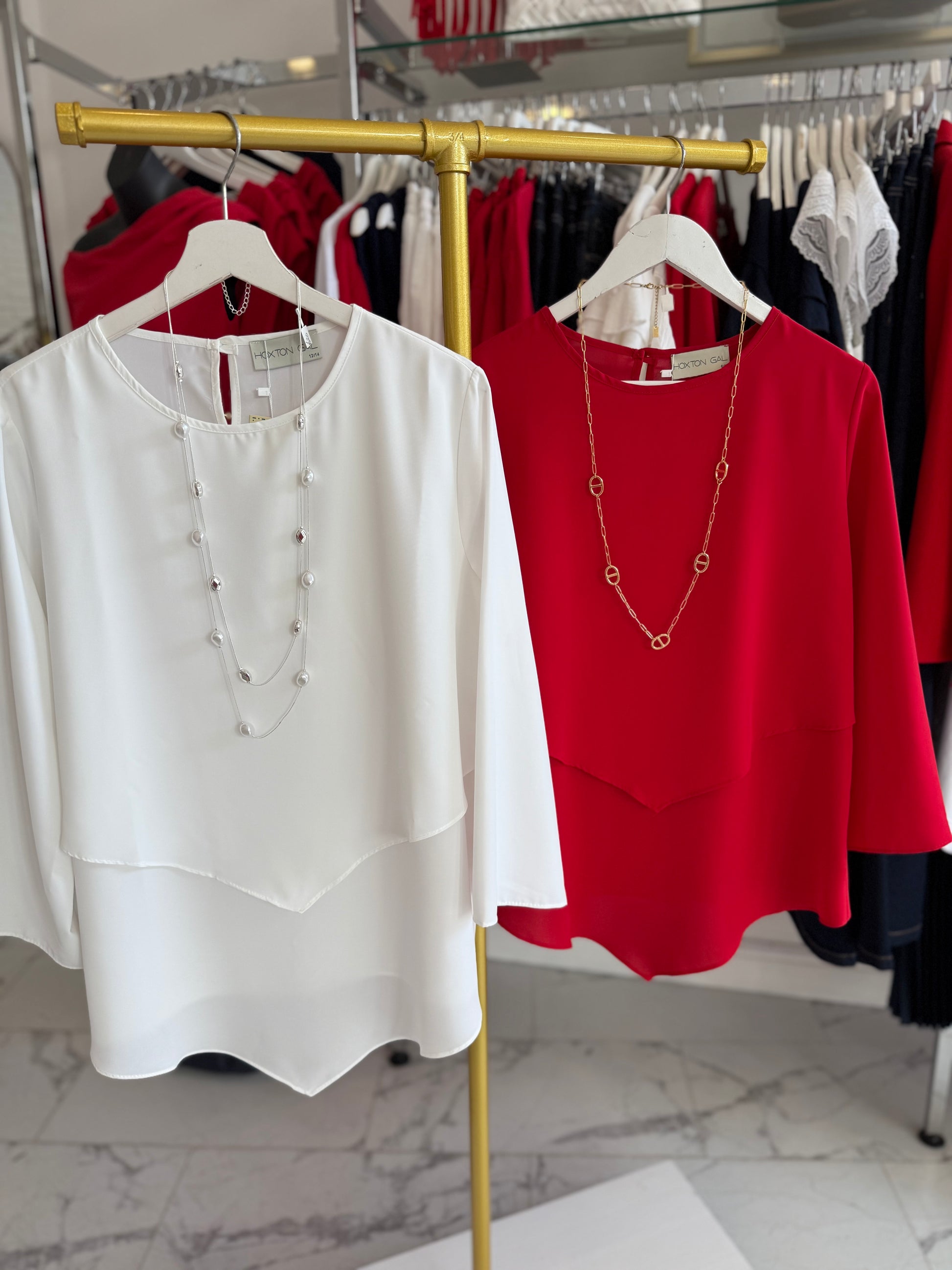 “Alyssa” Double Layered Top