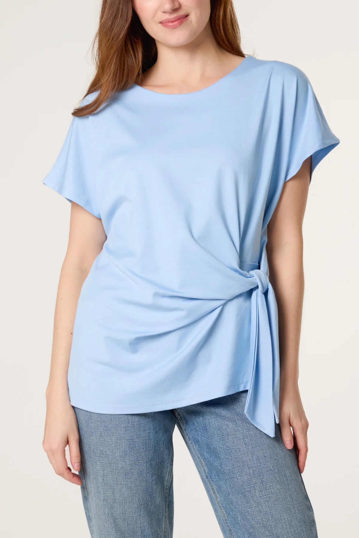 Soft Drape Side-Tie Top