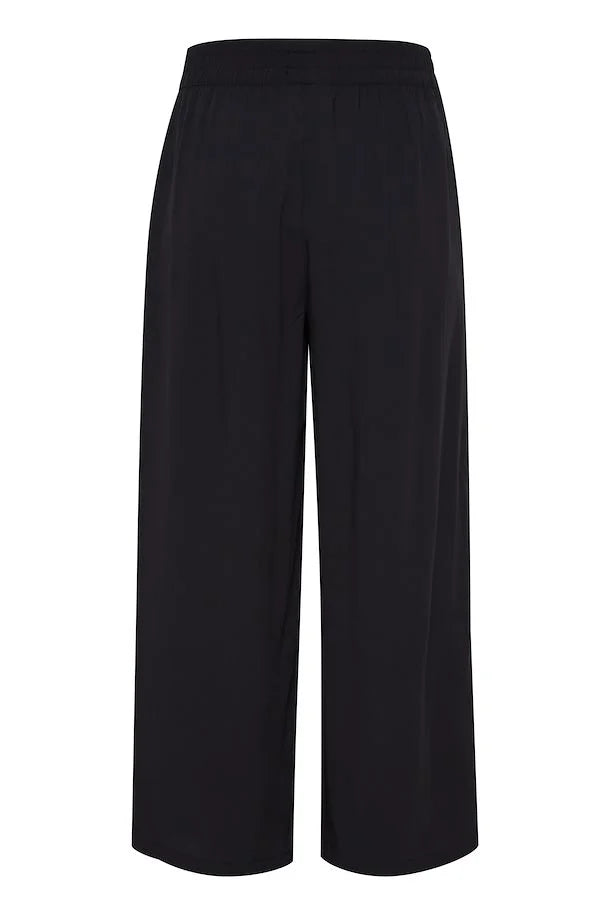 Elastic Waist Crop Trouser By B.Young