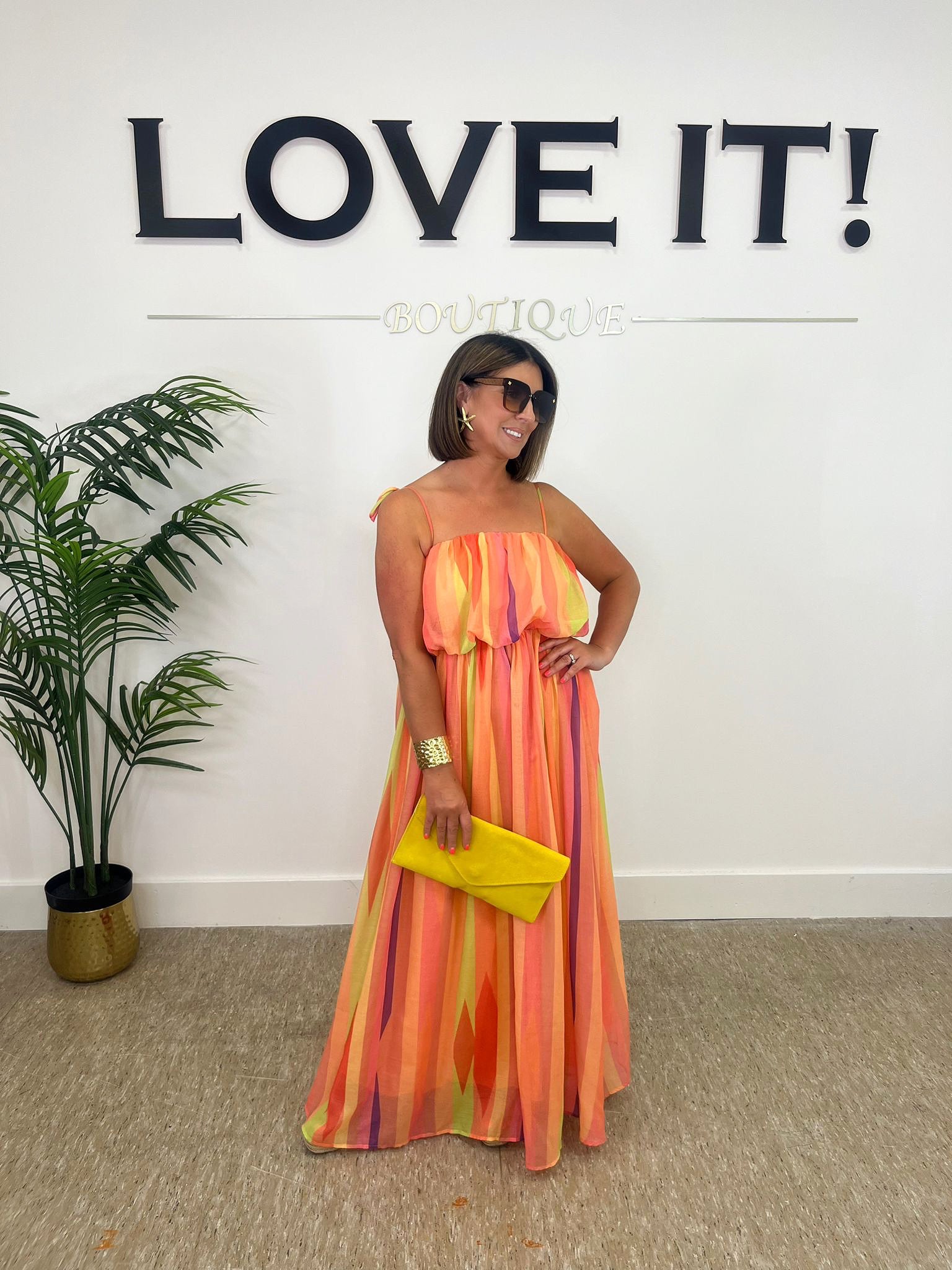“Mia” Multi coloured Sun Dress