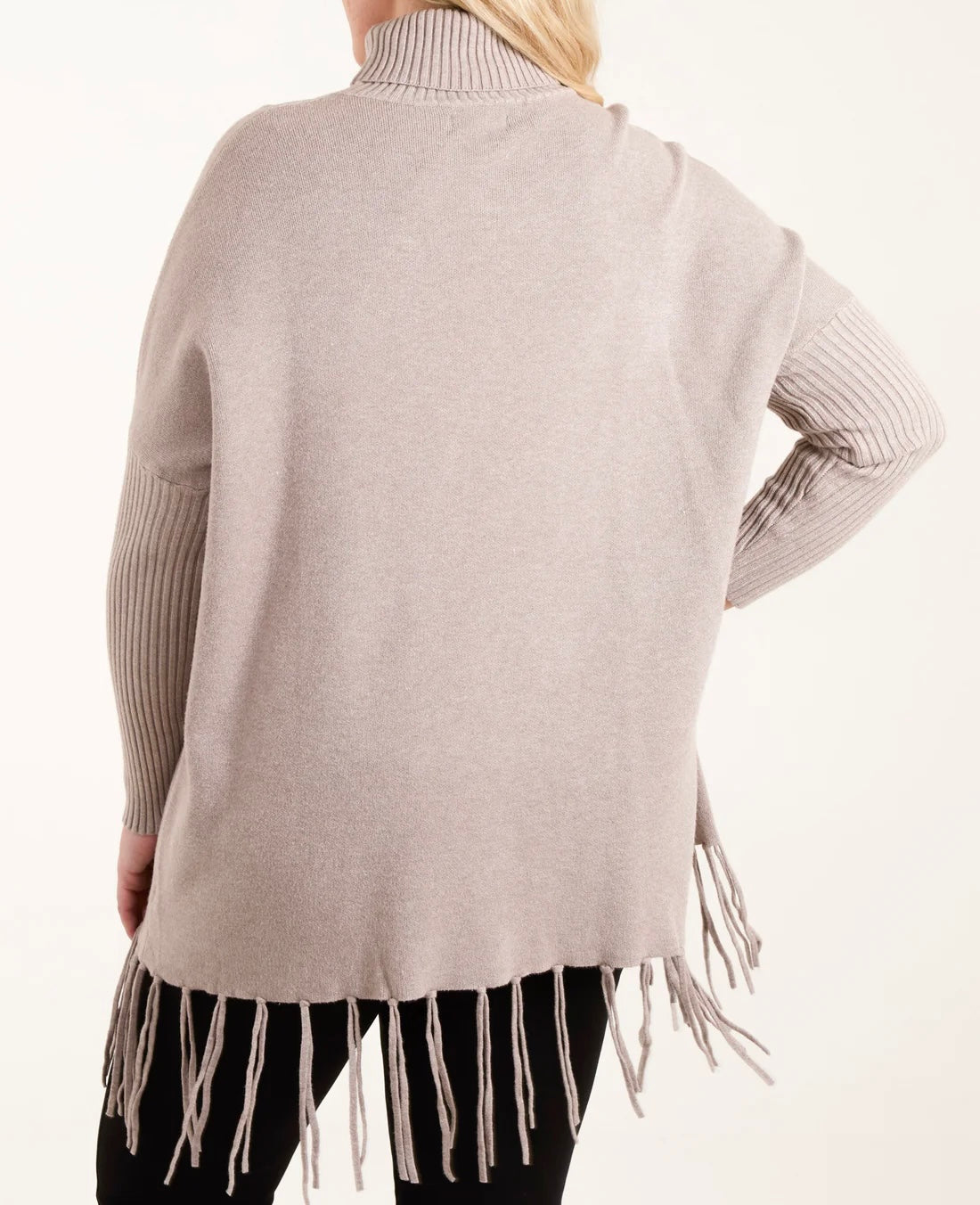 “Ailsa” Fringe Knit