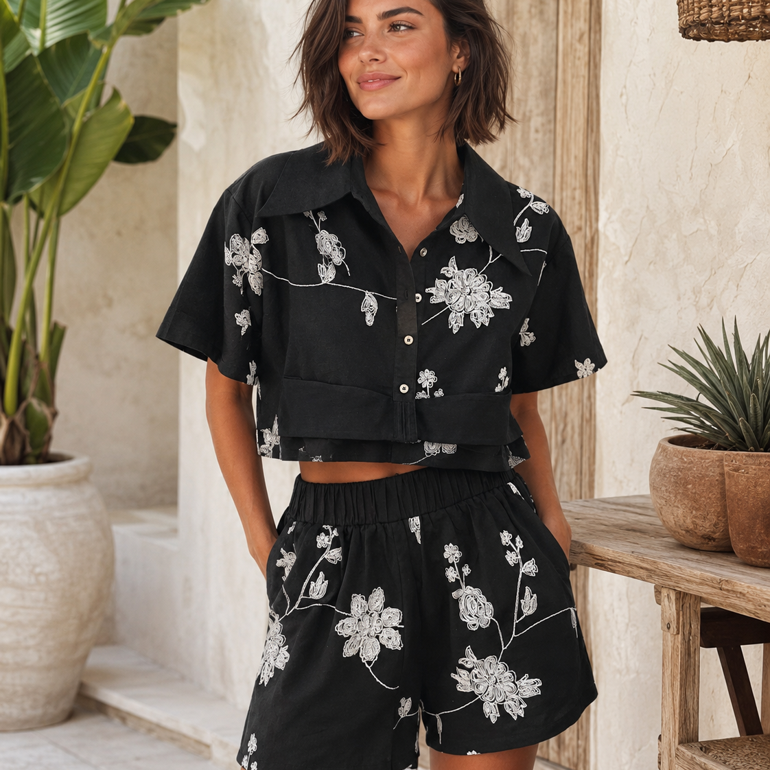 Dana - Embroidered Co-Ord Set