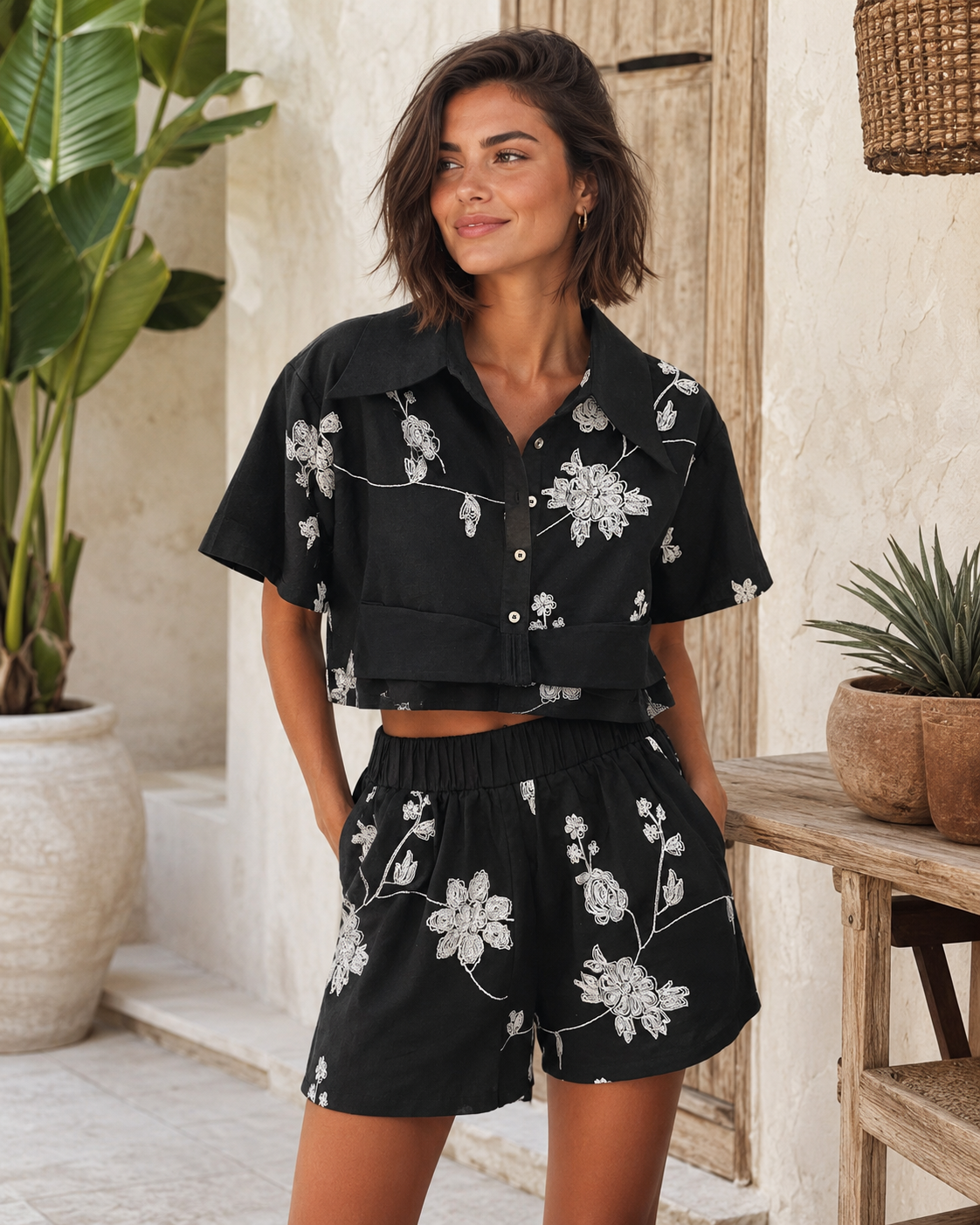 Dana - Embroidered Co-Ord Set