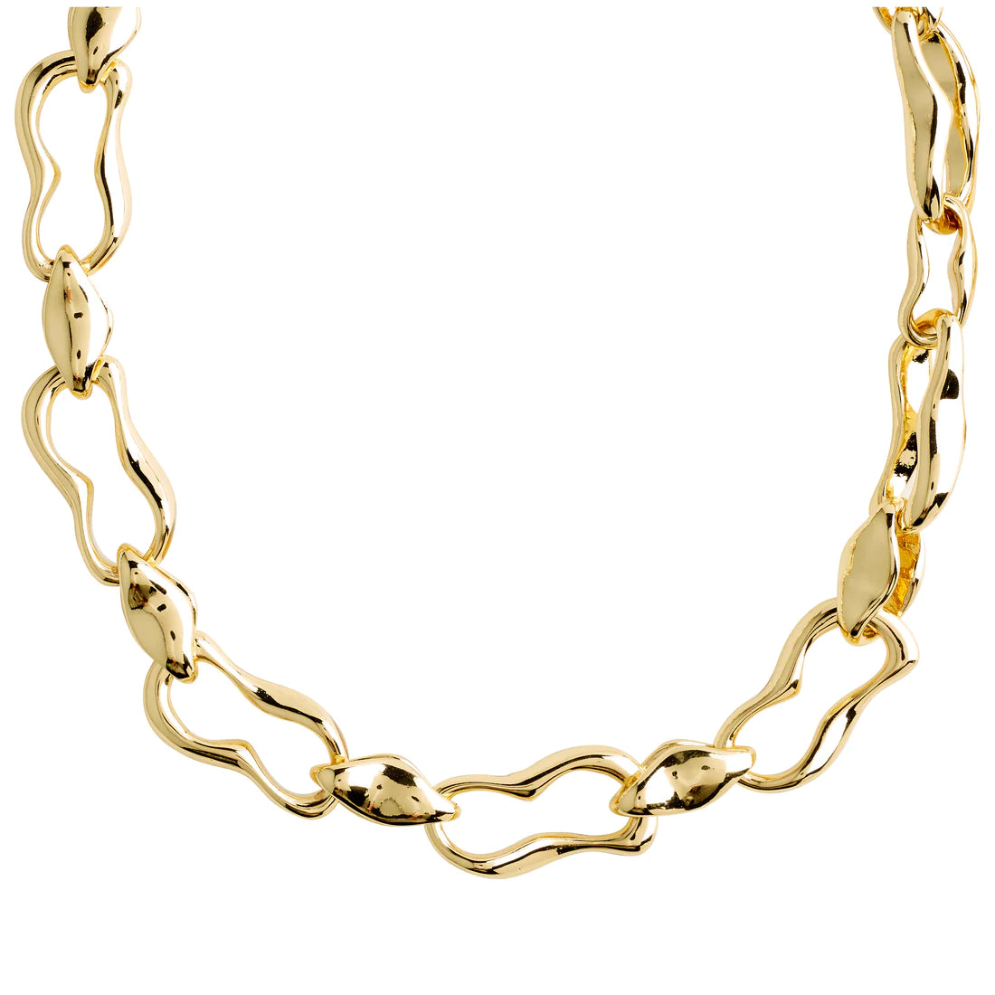 WAVE necklace gold/silver-plated