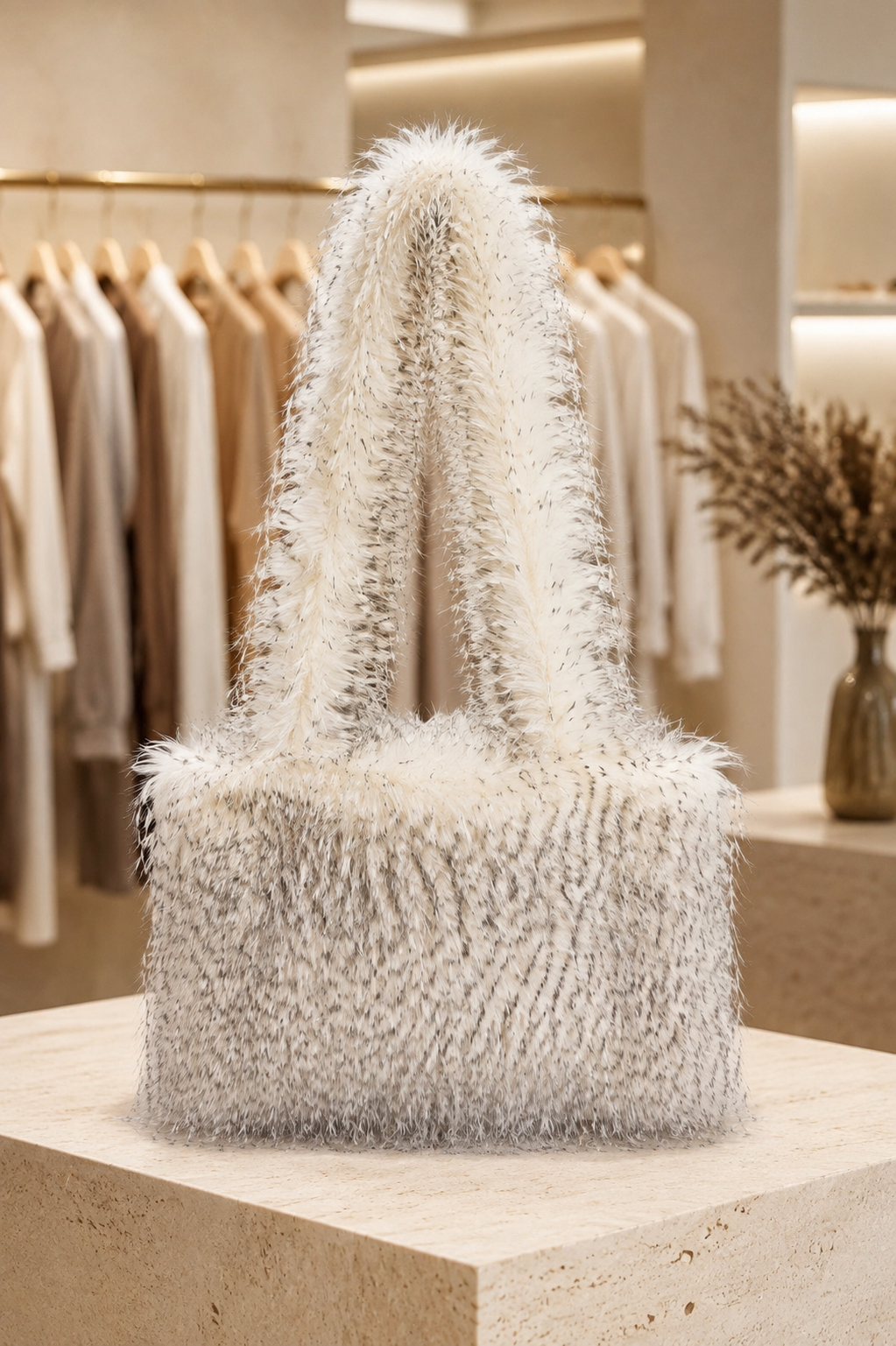 Ostrich Feather Bag