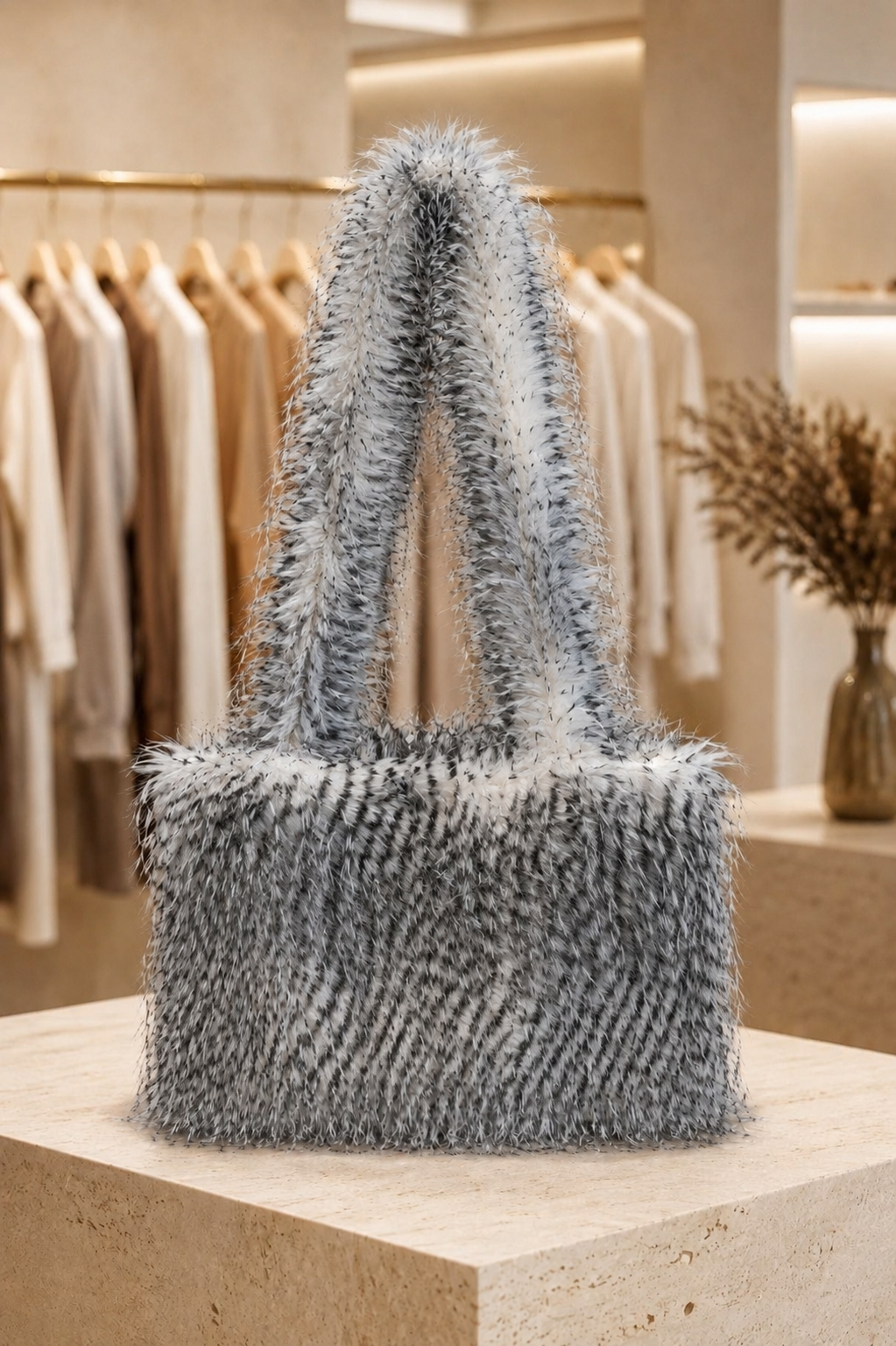 Ostrich Feather Bag