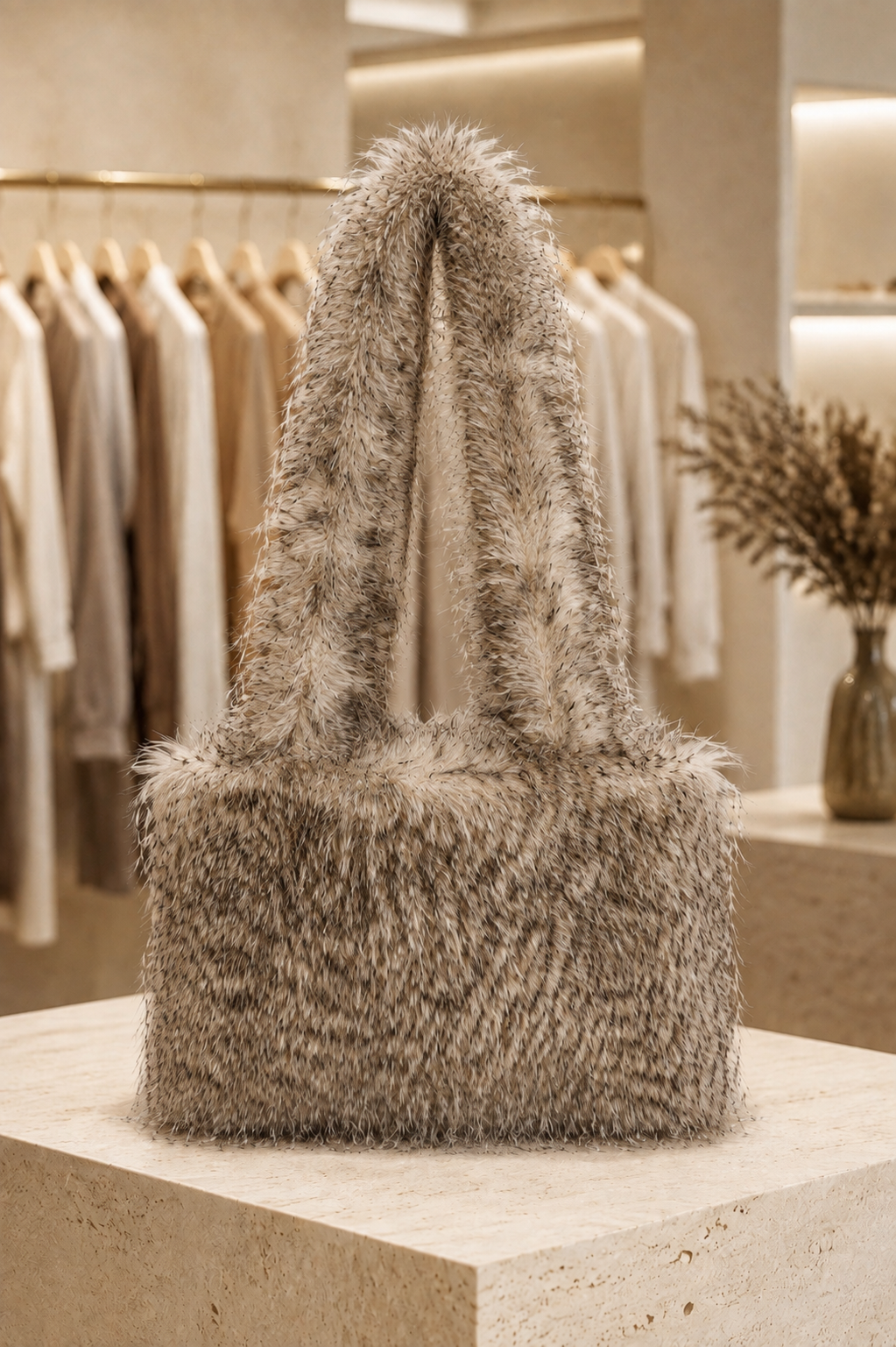 Ostrich Feather Bag
