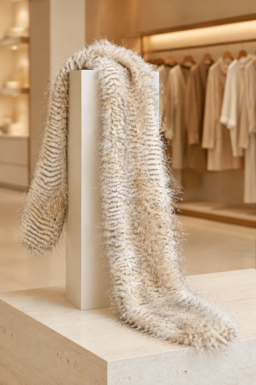 Ostrich Feather Scarf