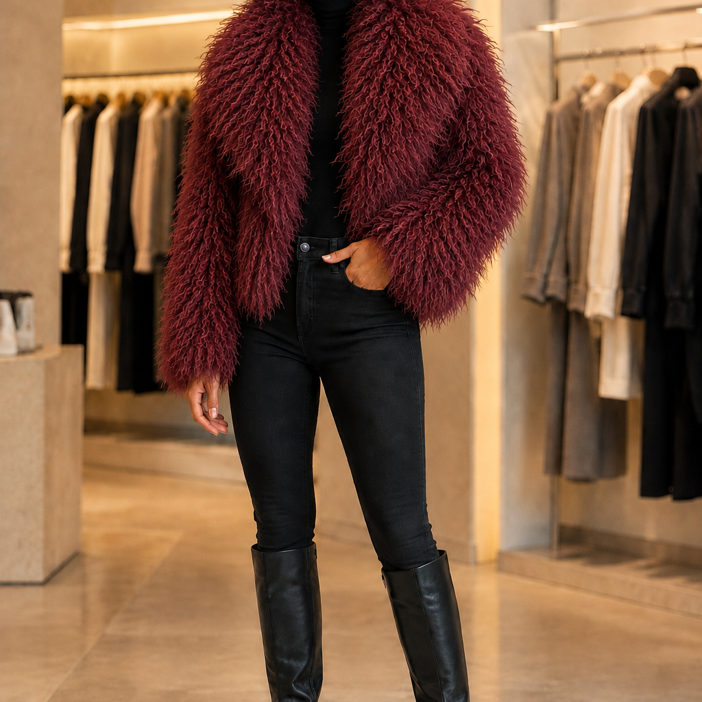 Zarah - Mongolian Fur Jacket