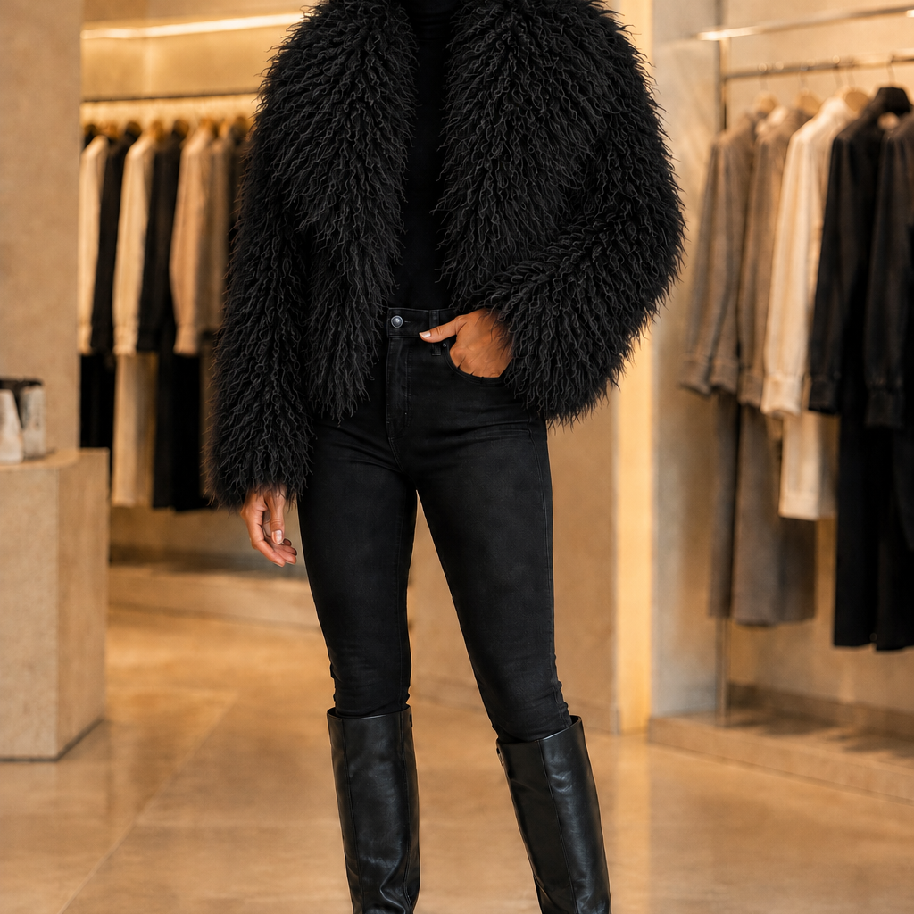 Zarah - Mongolian Fur Jacket