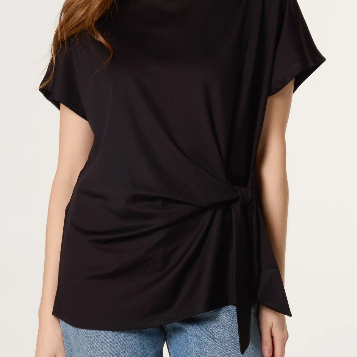 Soft Drape Side-Tie Top