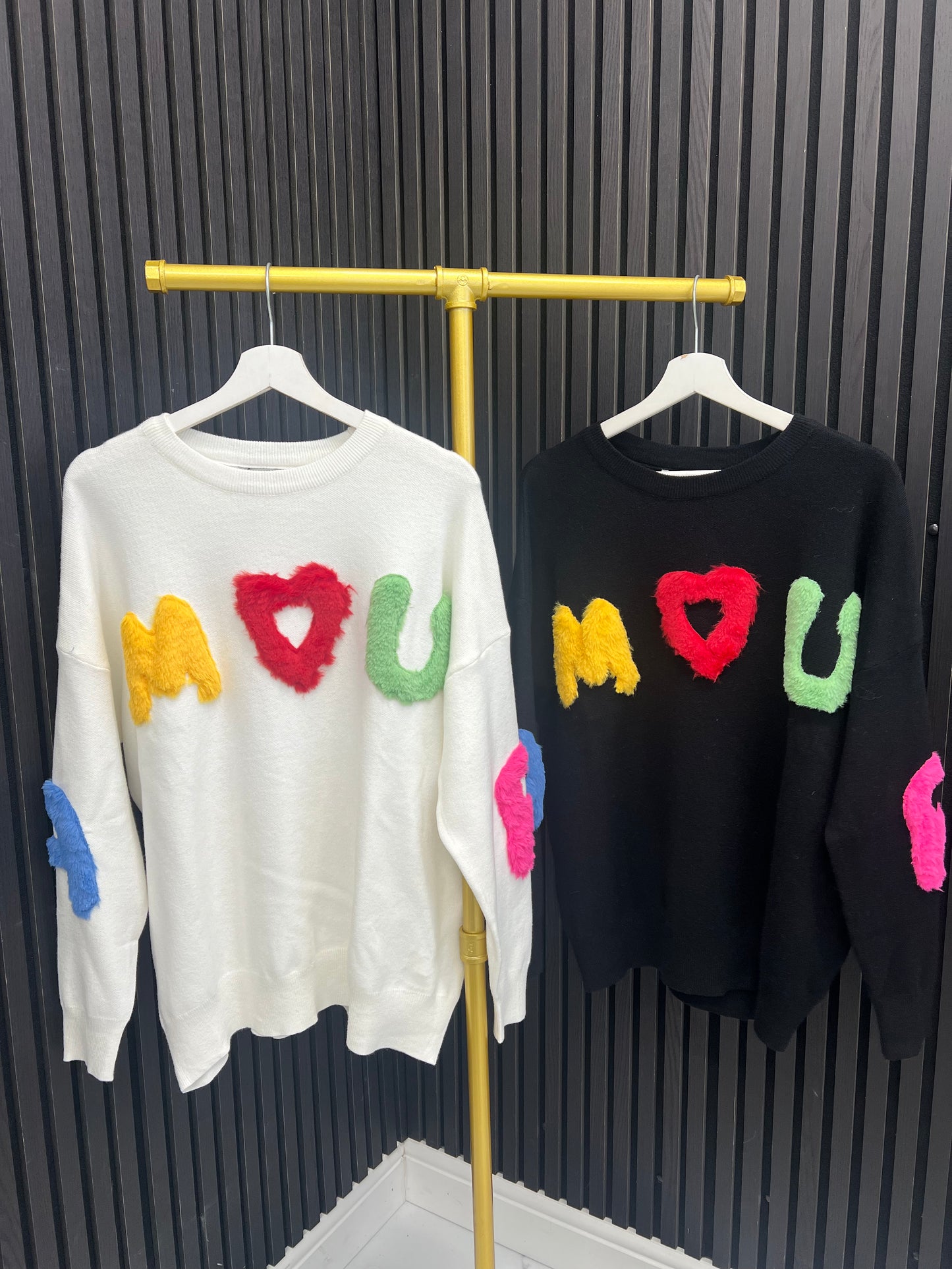 “Amour” Knitted Sweatshirt