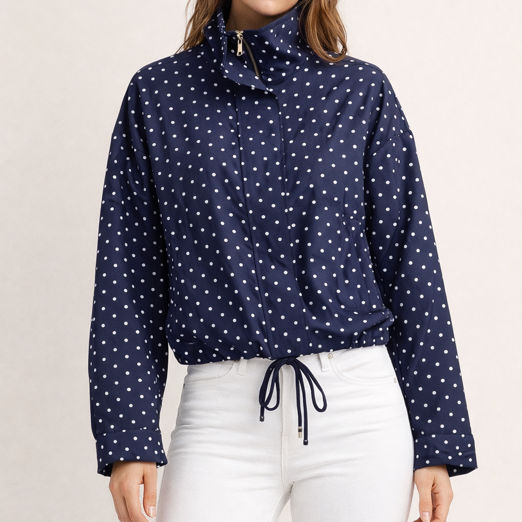 Preya - Lightweight Polka Dot Jacket