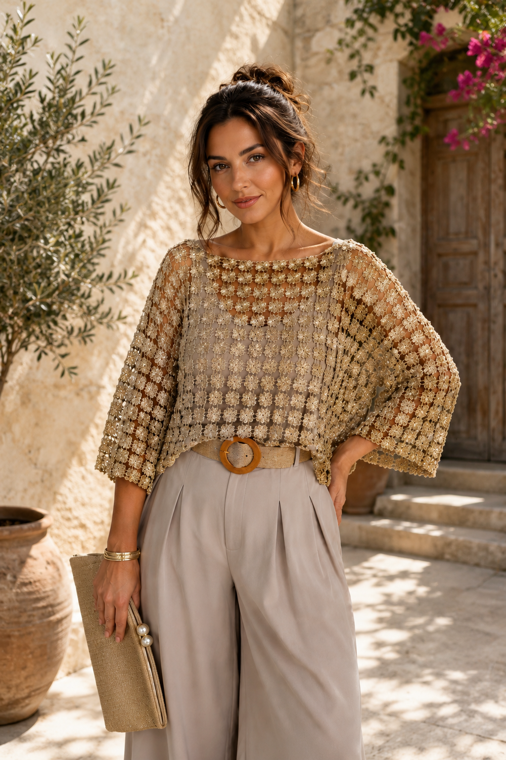 Arianna - Petal Crochet Top