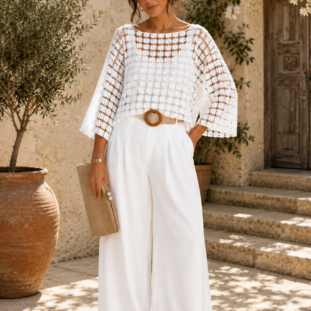 Arianna - Petal Crochet Top