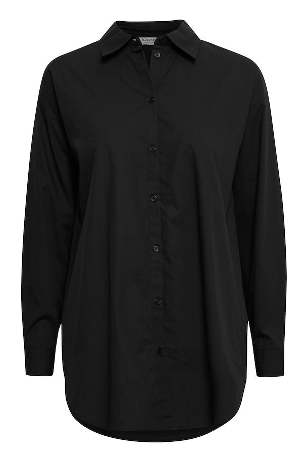 BYoung Black Cotton Shirt