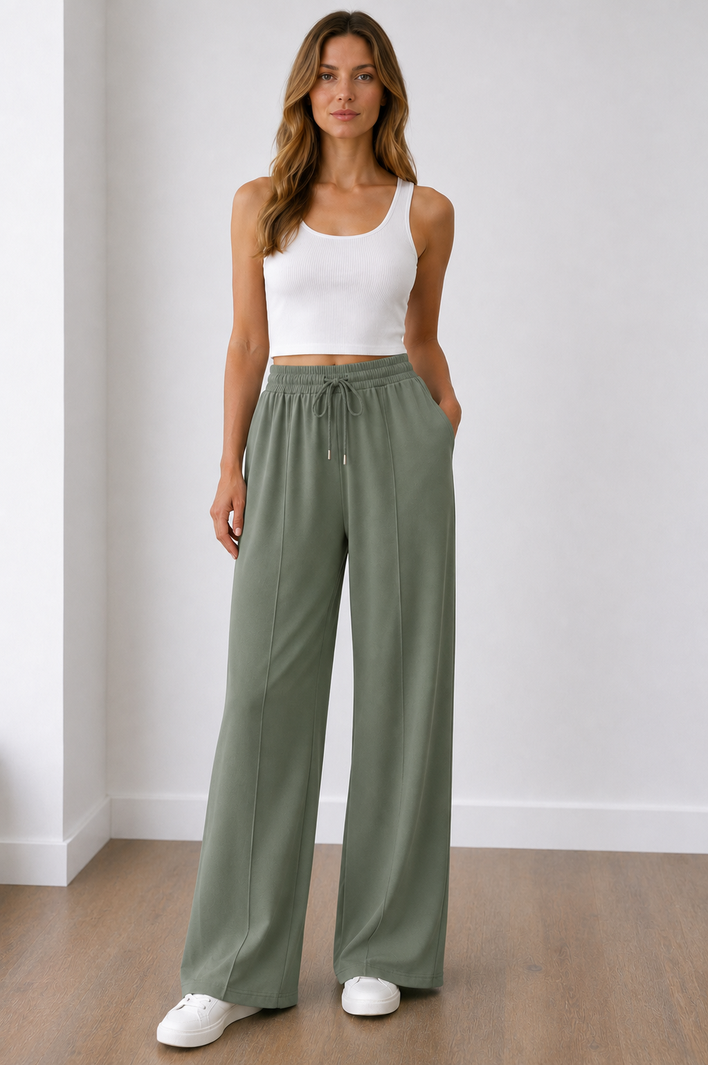“Penny” Wide-Leg Trousers