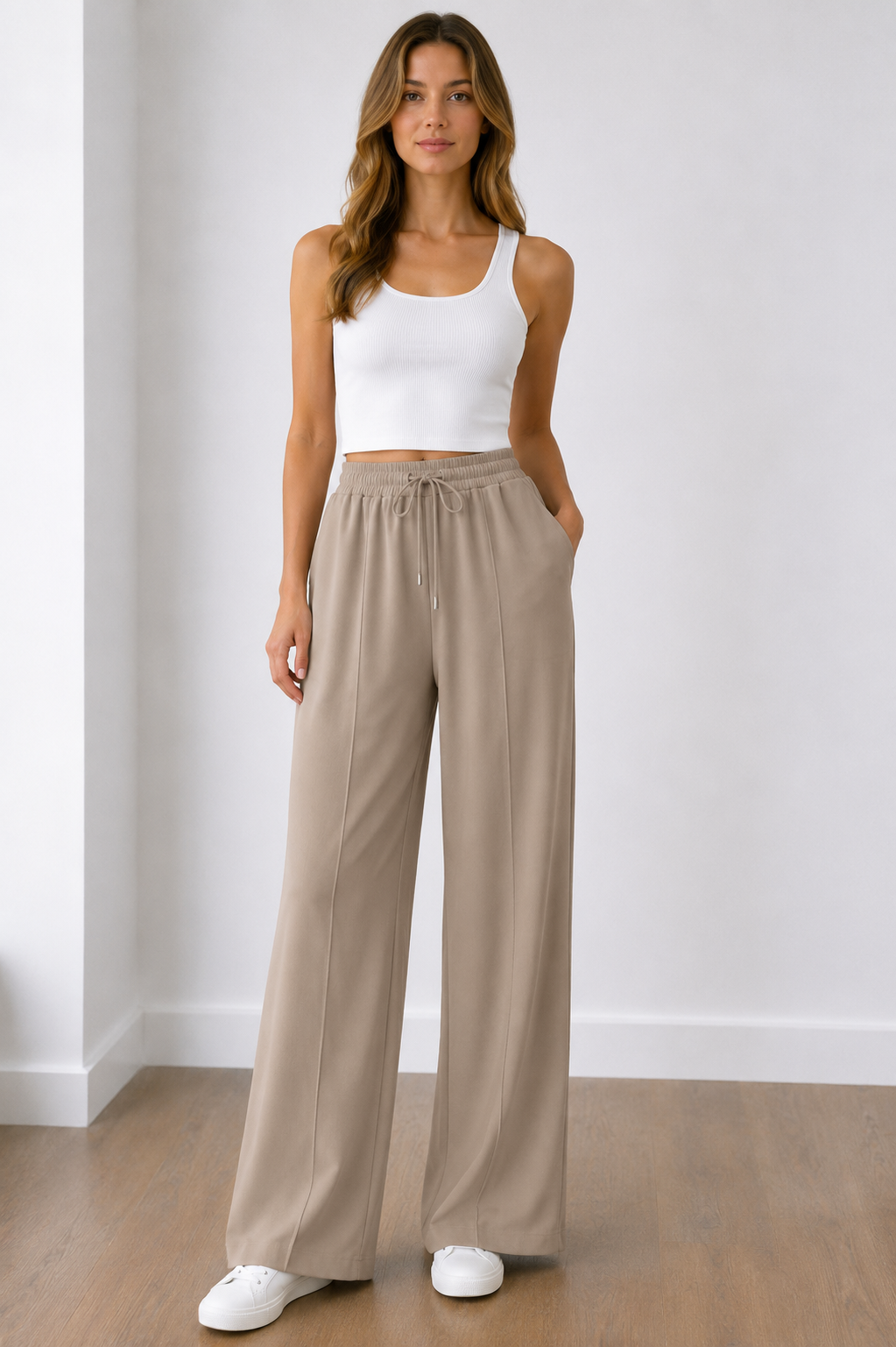 “Penny” Wide-Leg Trousers