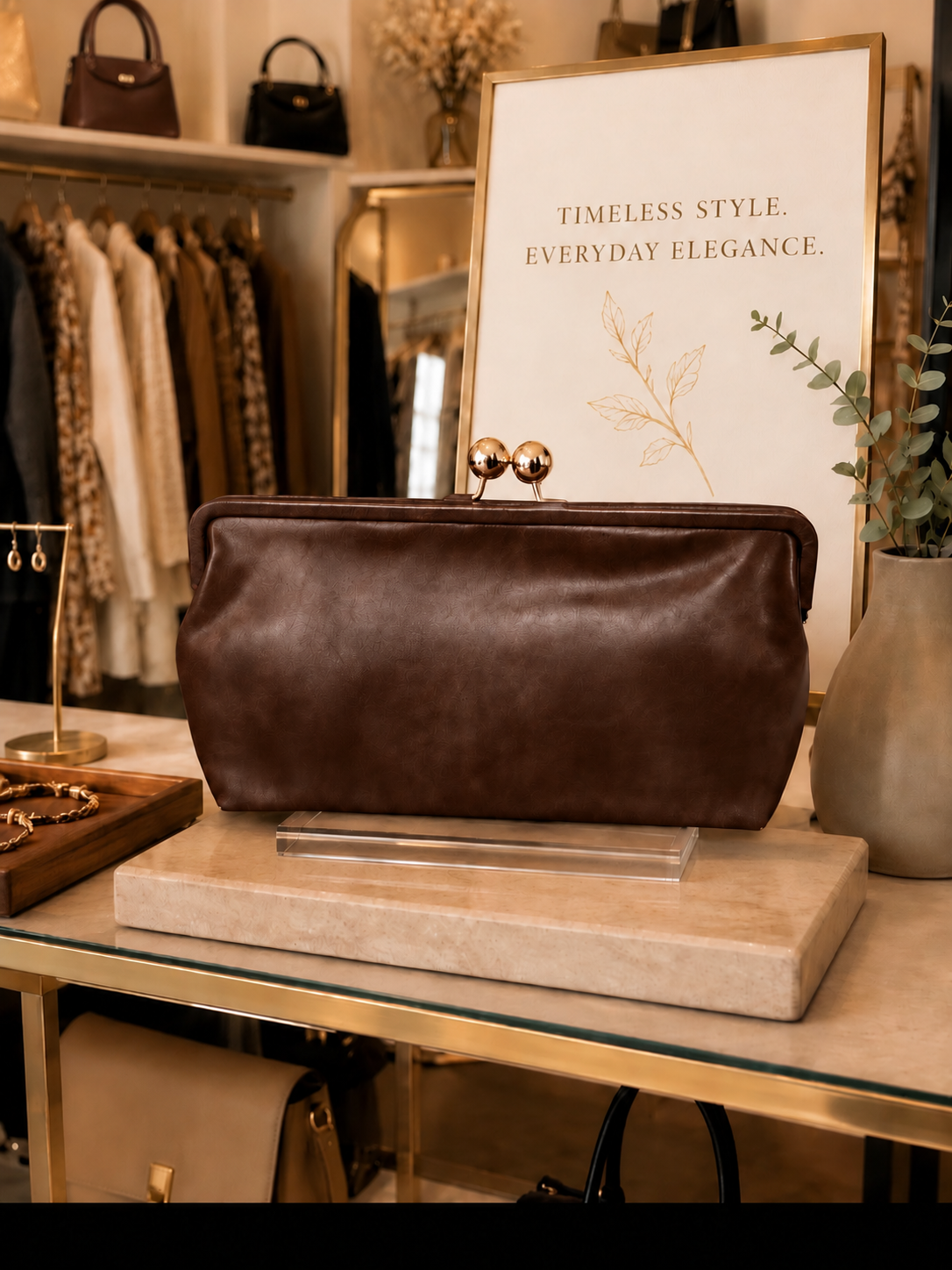 Mitzy - Large Clutch Bag