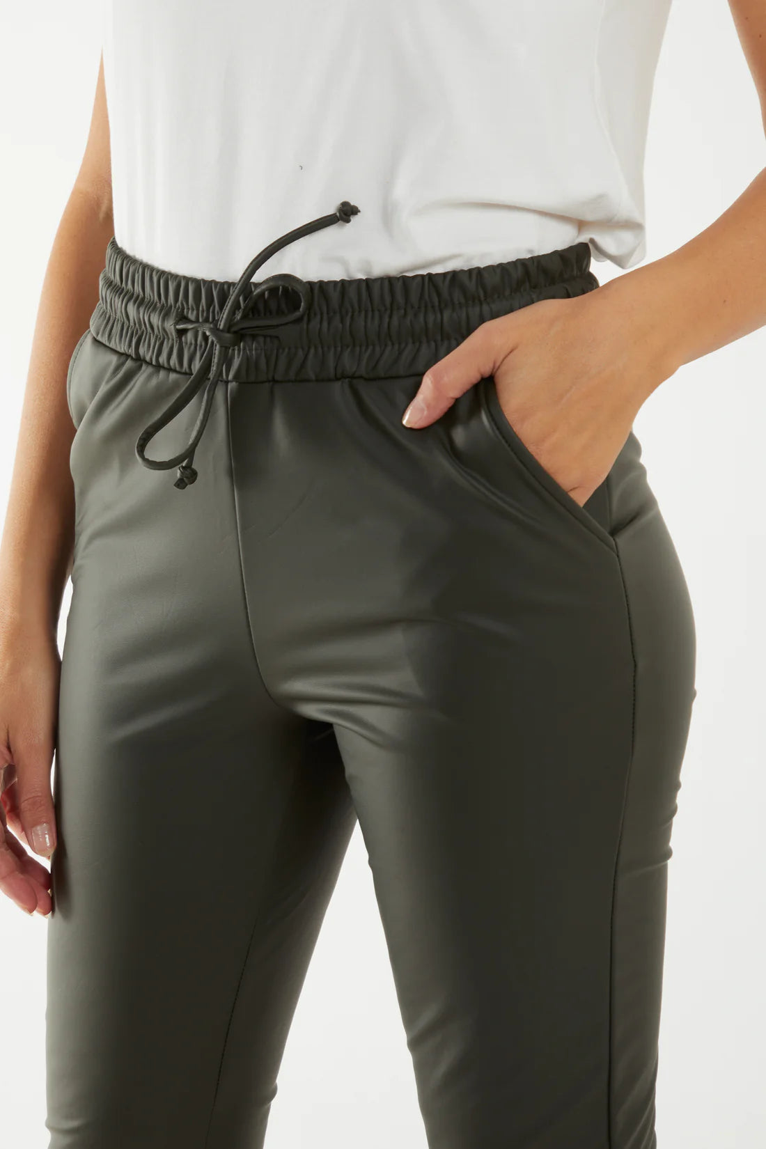 “Lilly” Leather Look Trouser