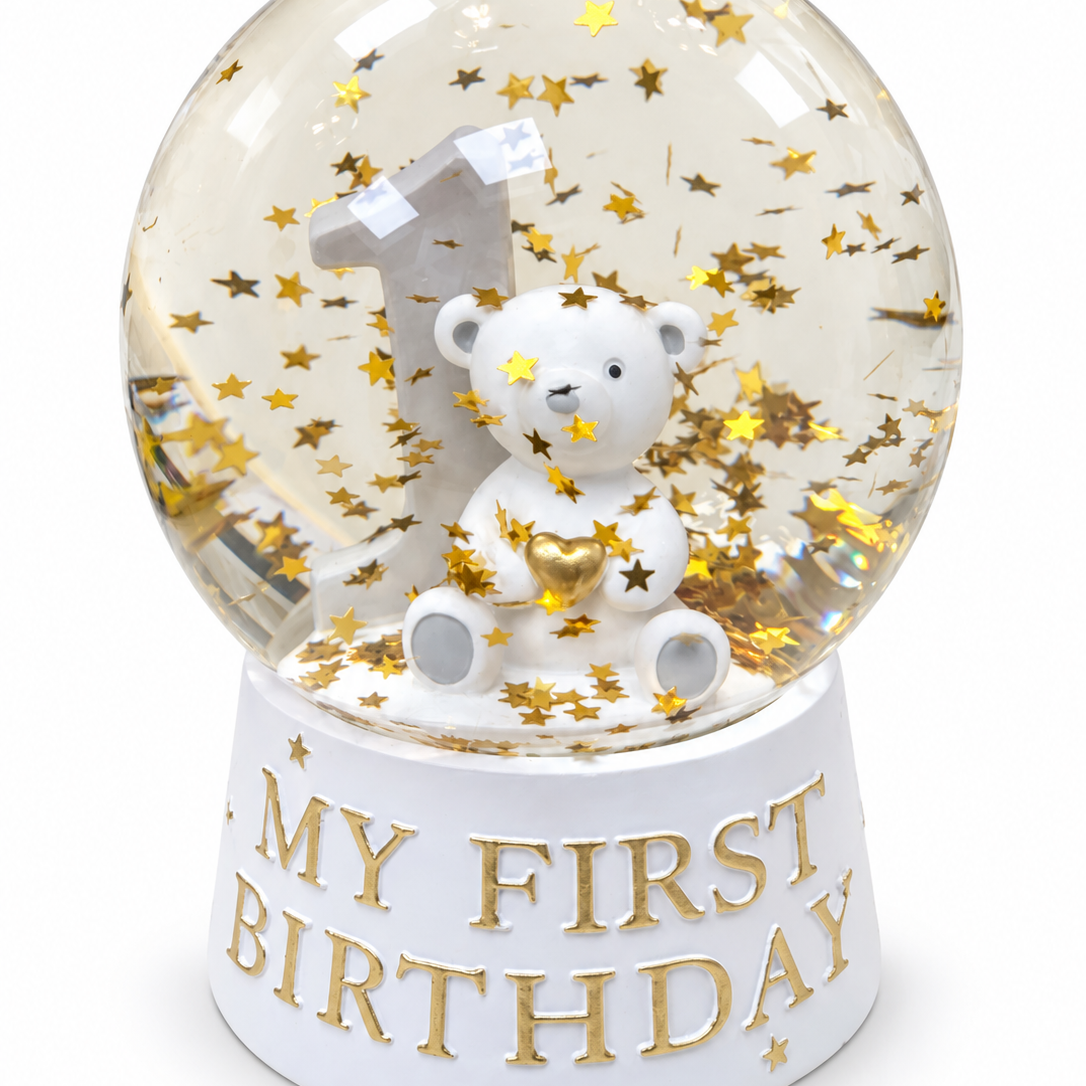 My First Birthday Snowglobe