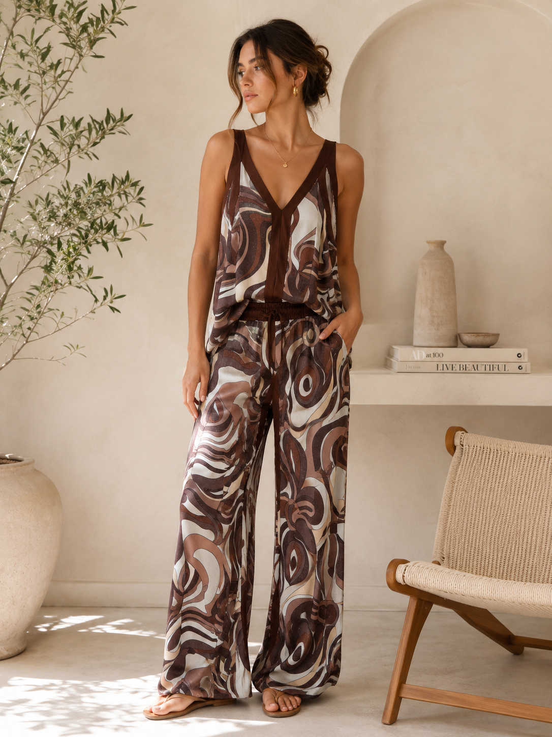Saskia - Abstract Co-Ord Set
