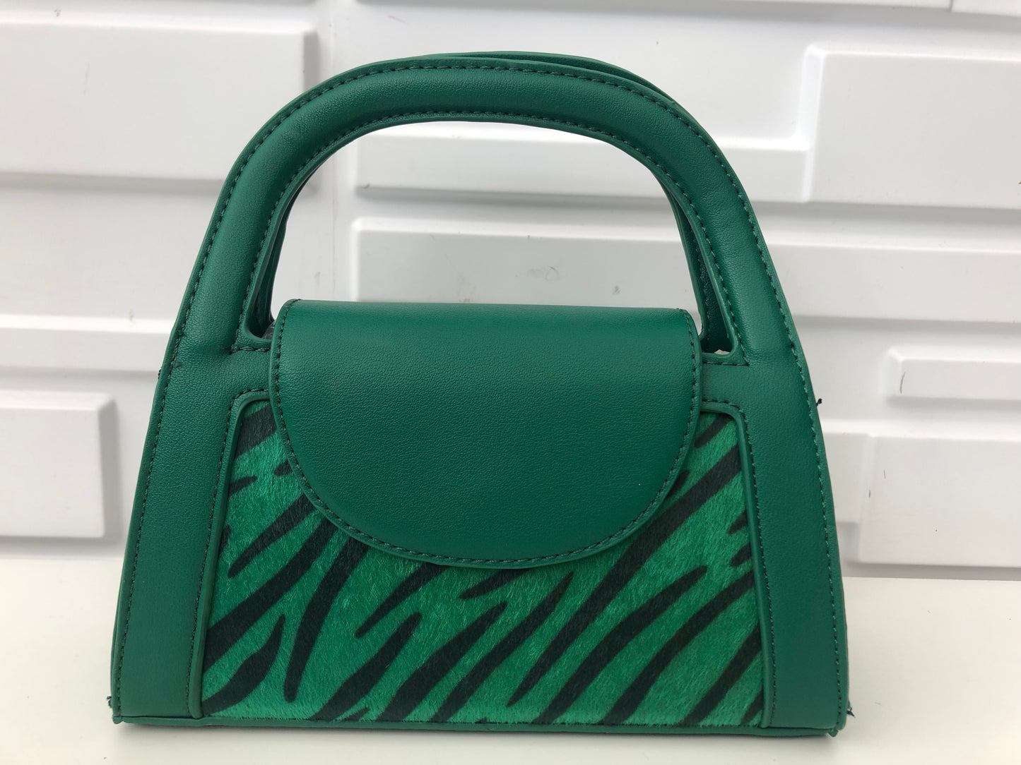 Small Zebra Handbag (with crossbody strap)